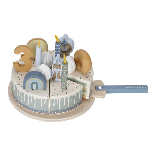 Wooden Birthday Cake - Blue - Essentials