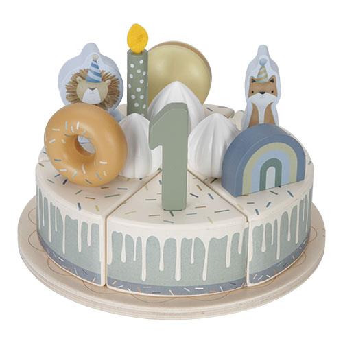 Wooden Birthday Cake - Blue - Essentials