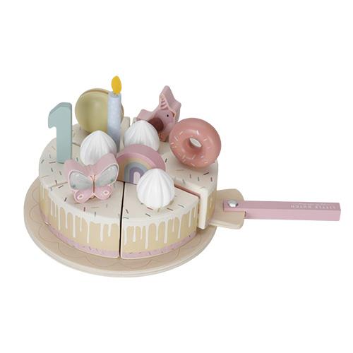 Wooden Birthday Cake - Pink - Essentials