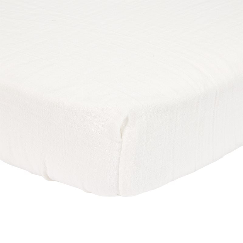Fitted sheet Hydrophile Wieg Soft White