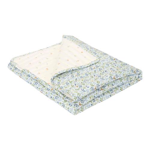 Cradle blanket - Blue - Forest Friends - Forest Adventure