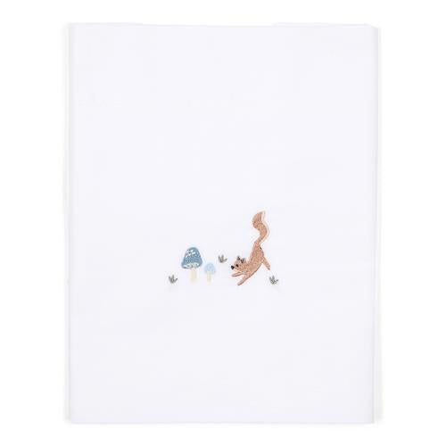 Crib sheet - White - Forest Friends