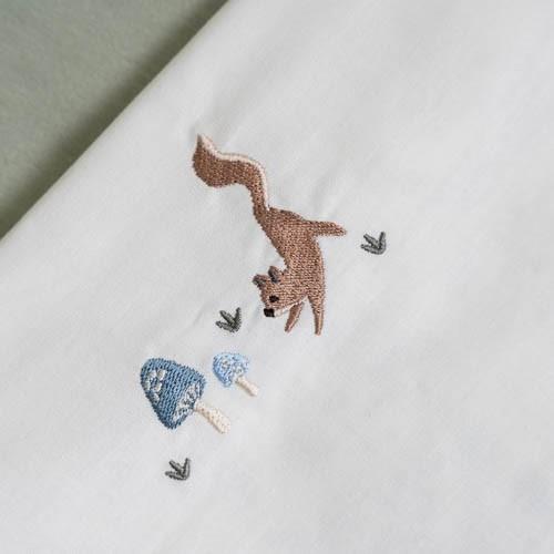 Crib sheet - White - Forest Friends