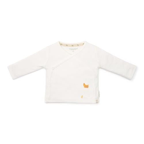 Shirt wrap long sleeve - White - Little Farm - Print