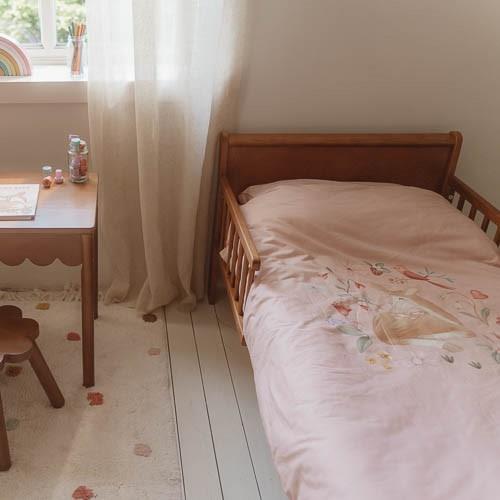Junior duvet cover - Pink - Fairy Garden