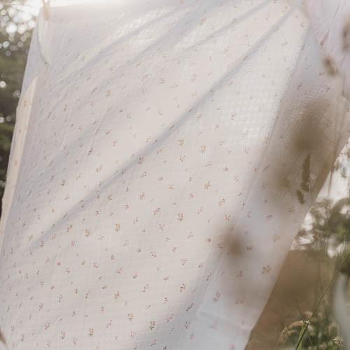 Cradle fitted sheet - White - Forest Friends - Forest Treasures