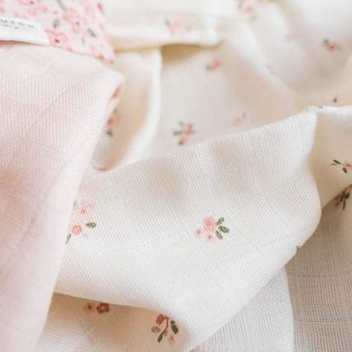 Sleeping bag summer muslin 90 cm - White - Size 90 cm - Fairy Garden - Fairy Blossom