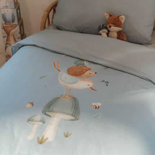 Junior duvet cover - Blue - Forest Friends