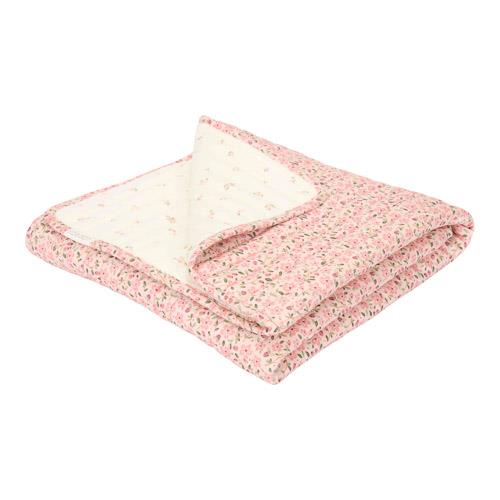 Cot blanket - Pink - Fairy Garden - Fairy Floral