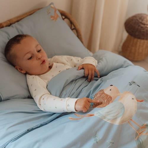 Junior duvet cover - Blue - Forest Friends