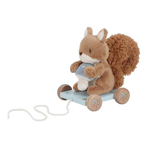 Pull Animal Squirrel - Blue - Forest Friends