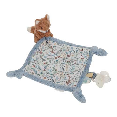 Cuddle cloth print Fox - Forest Friends - Blue - Forest Friends