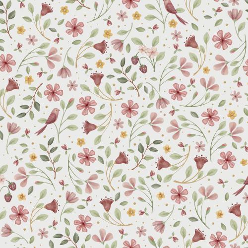 Non-woven wallpaper - Multicolored - Fairy Garden - Fairy Wonders