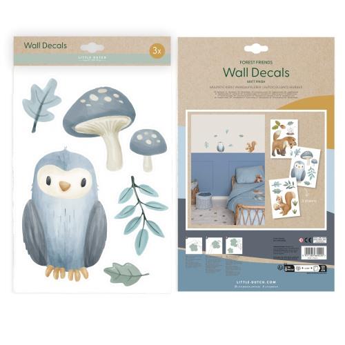 Wall stickers - Multicolored - Forest Friends