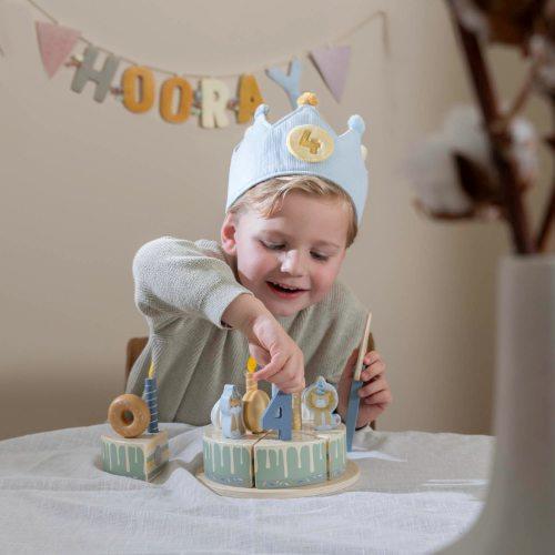 Birthday crown - blue