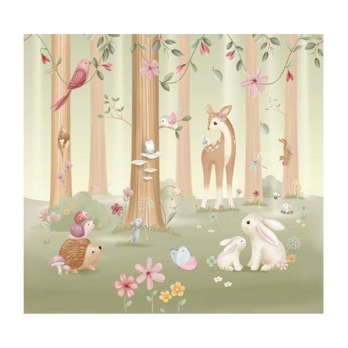 Photo wallpaper - Multicolored - Fairy Garden
