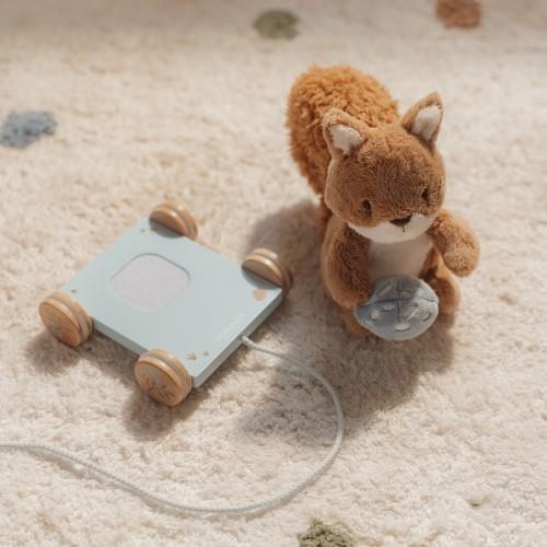 Pull Animal Squirrel - Blue - Forest Friends