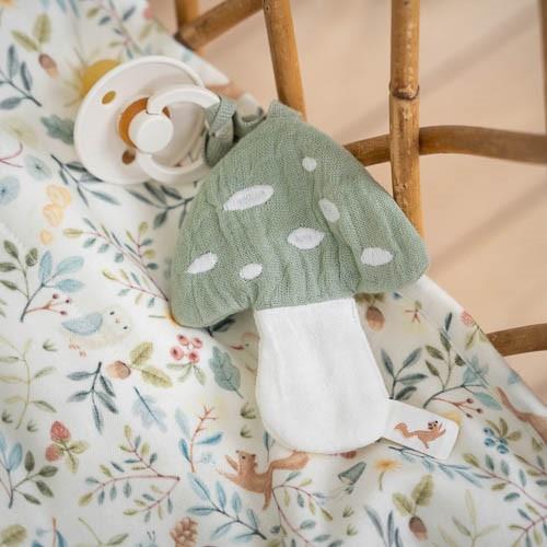Pacifier cloth - Green - Forest Friends