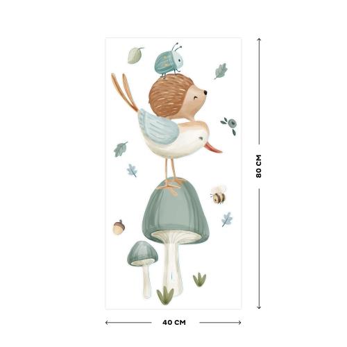 Wall stickers - Multicolored - Forest Friends