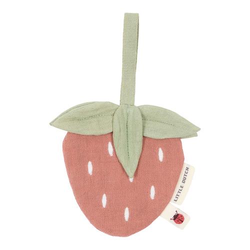 Pacifier cloth - Red - Fairy Garden