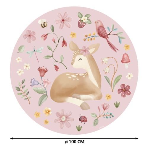Wallpaper circle - Multicolored - Fairy Garden - Fairy Wonders