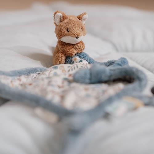 Cuddle cloth print Fox - Forest Friends - Blue - Forest Friends