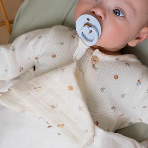 Pacifier cloth - White - Forest Friends - Forest Treasures