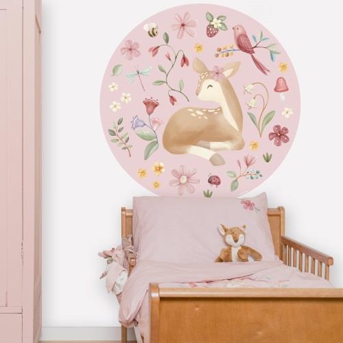 Wallpaper circle - Multicolored - Fairy Garden - Fairy Wonders