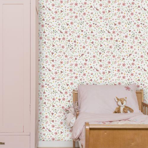 Non-woven wallpaper - Multicolored - Fairy Garden - Fairy Wonders