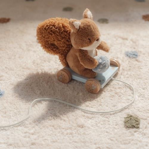 Pull Animal Squirrel - Blue - Forest Friends