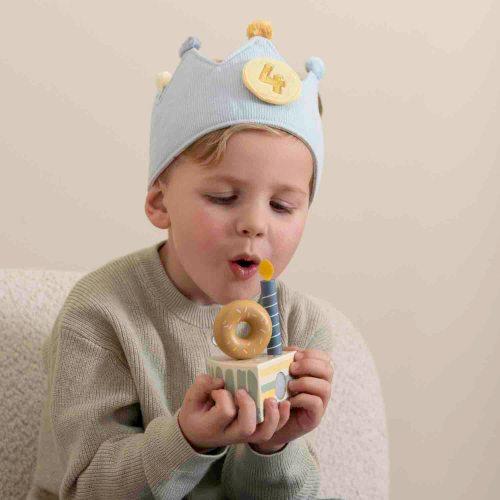 Birthday crown - blue