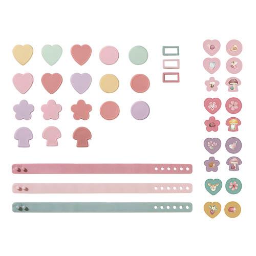 Slide Charm Bracelets - Pink - Fairy Garden