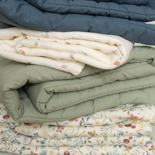 Cradle blanket - White - Forest Friends - Forest Treasures