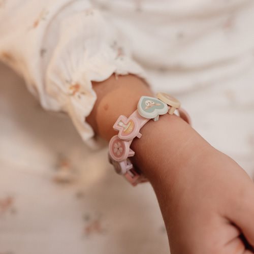 Slide Charm Bracelets - Pink - Fairy Garden
