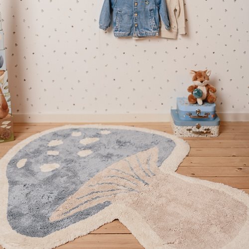 Rug Mushroom - Blue - Forest Friends