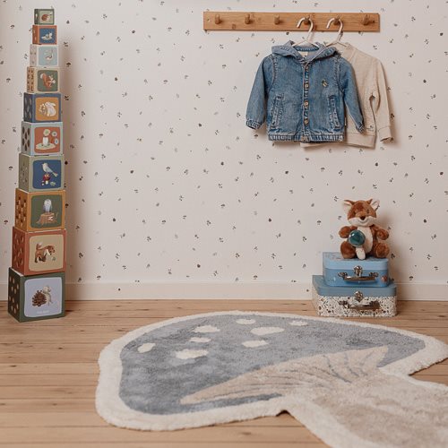 Rug Mushroom - Blue - Forest Friends