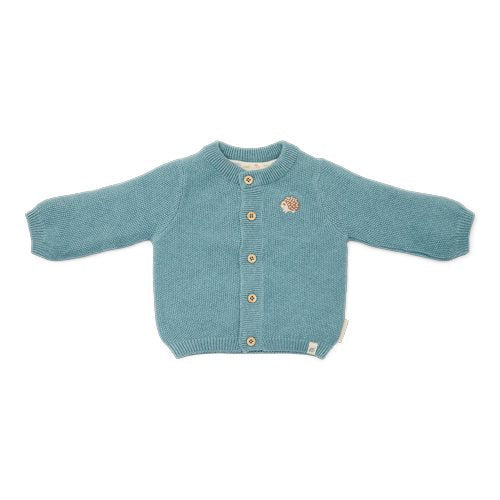 Knitted cardigan - Blue - Forest Friends