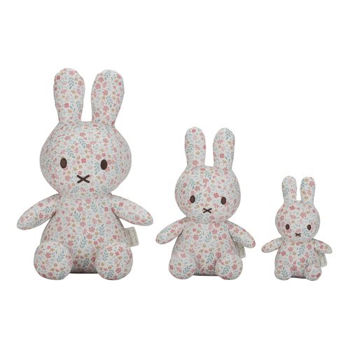 nijntje plush all-over print 15 cm - Pink - Lucky Blossom