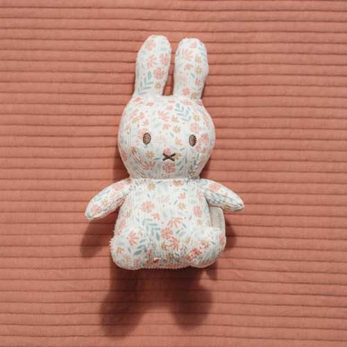 nijntje plush all-over print 15 cm - Pink - Lucky Blossom