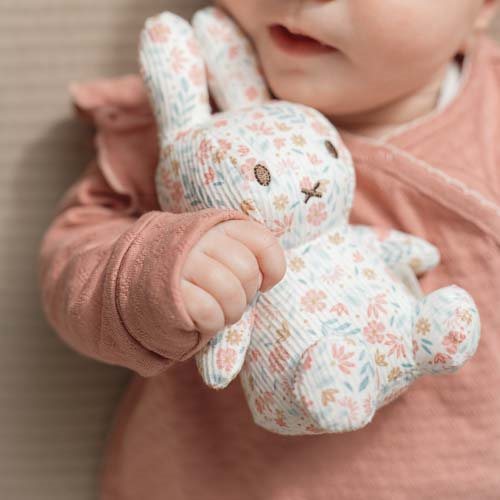 nijntje plush all-over print 15 cm - Pink - Lucky Blossom