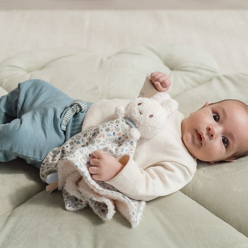 miffy cuddle cloth - Blue - Lucky Leaves