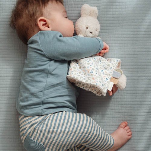 miffy cuddle cloth - Blue - Lucky Leaves