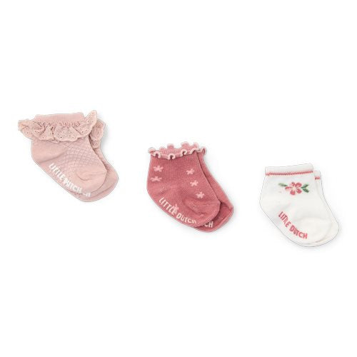 3-pack low socks - Multicolored - Fairy Garden