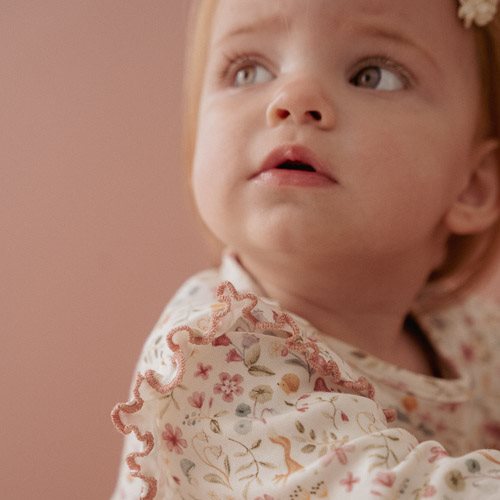 Dress long sleeve - White - Fairy Garden