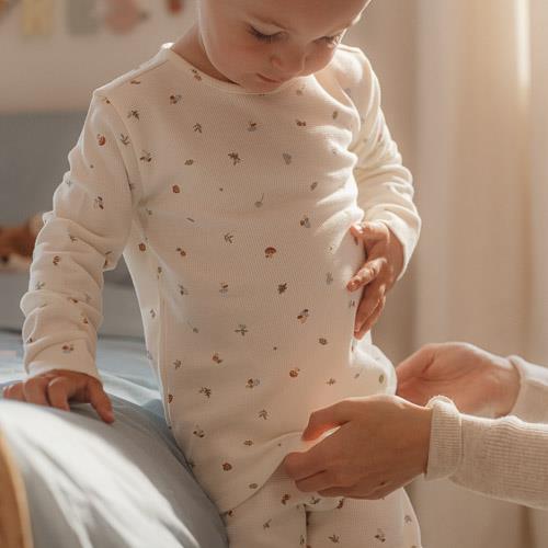 Two-piece pajamas - White - Forest Friends - Forest Treasures