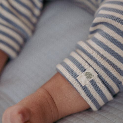 Romper - Blue - Forest Friends - Stripe