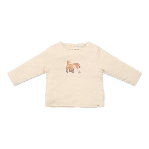Shirt long sleeve - Sand - Forest Friends - Little Fox