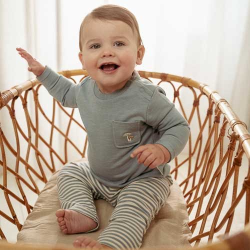 Shirt long sleeve - Blue - Forest Friends