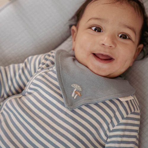 Romper - Blue - Forest Friends - Stripe