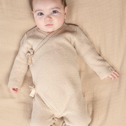 Romper - Sand - Newborn Naturals